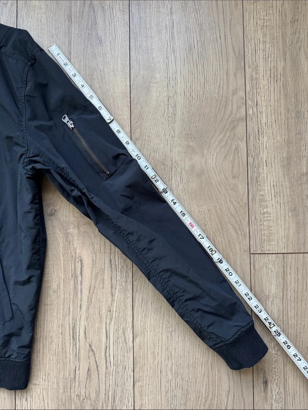 Paige Bomber Jacket Black Men’s Small Full Zip Lightweight Zippered Pockets